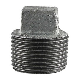 LDR Industries LDR 311 P-112 Galvanized Plug, 1-1/2-Inch, 1-1/2 Inch, Black