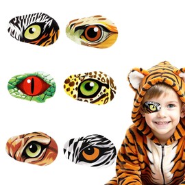 FOSDICK Pack of 12 Children's Eye Patches, Disposable Breathable Eye Patches, for Children, Eye Patches for Boys and Girls, Amblyopia, Funny Eye Bandage, Cartoon Eye Patch