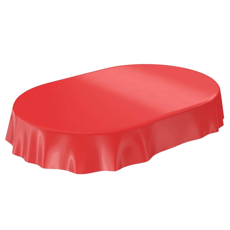 Oilcloth Tablecloth Oilcloth Washable Tablecloth Plain Gloss Red Cut Edge