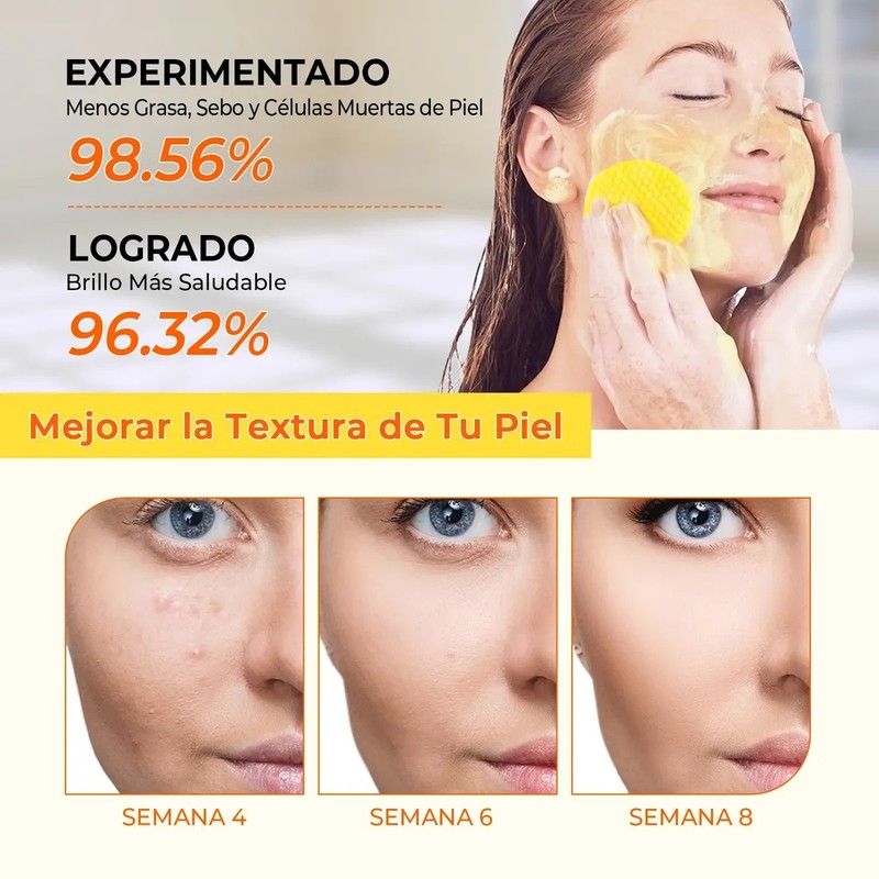 Aclarante Manchas Poros Acné Grasa Pads Cúrcuma Kójico 50pz