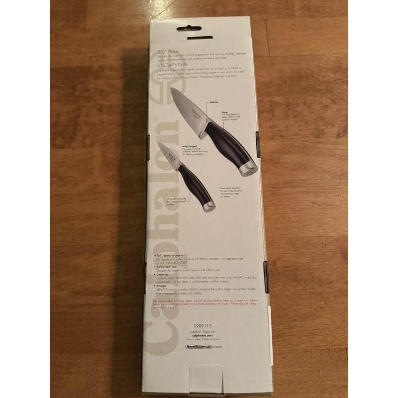 Calphalon 2 Piece Prep Knife Set ! Brand New In
