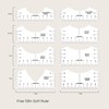 T-Shirt Ruler Guide - 8 Packs Alignment Tool for Vinyl