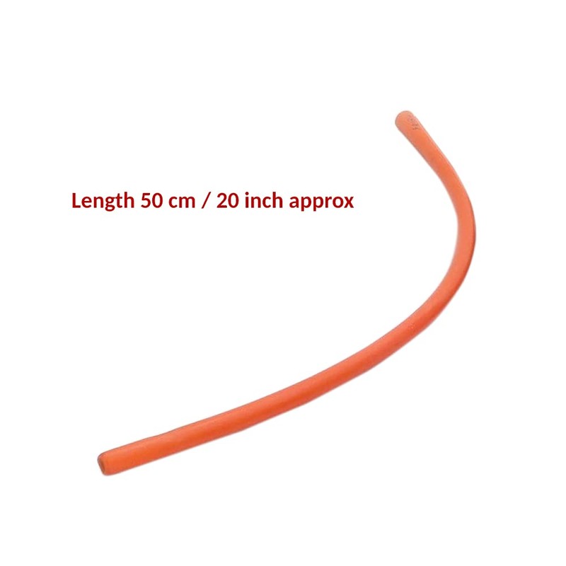 HealthAndYoga™ Rubber Colon Tube - Open End 28 FR