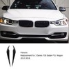 1 Pair Headlight Eyebrow ABS Vehicle Eyelid Replacement for 3