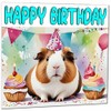 Guinea Pig Birthday Card - Cute Animal Bday Card 145