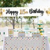 LASKYER Happy 15th Birthday Yard Sign Banner - Cheers to