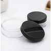 DNHCLL 2PCS 50ML Plastic Empty Clear Make-up Loose Powder Container