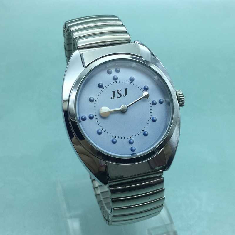 VISIONU Braille Touch Watch for Blind or Elderly People -