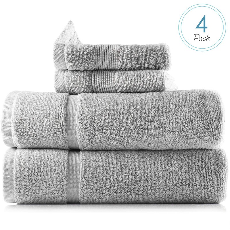 Hearth & Harbor Bath Mat Towels - 100% Ring Spun