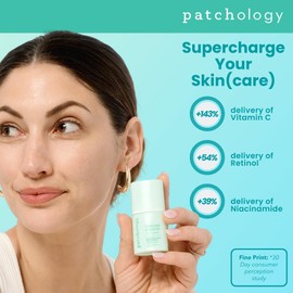 Patchology Skincare Booster - Invisible Hydrating Face Serum for Smooth Skin, Pore Reducing Mask with Glycerin, Snow Mushroom, & Panthenol, Moisturizer for Hydration and Radiant Complexion - 20ml