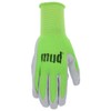 MUD womens nylon Gardening Gloves, Green, X-Small Pack of 1