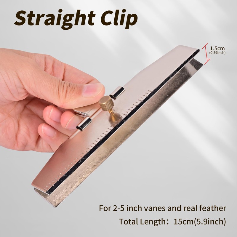 SPG Adjustable Arrow Fletching Jig - Straight Metal Fletching Tool