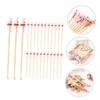 OATIPHO 100Pcs Bamboo Ear Wax Removal Spoons Natural Handcrafted Ear