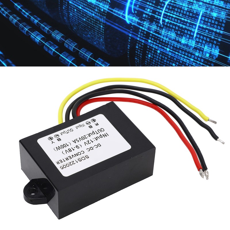 DC Boost Module High Efficiency Voltage Converter Module with Plastic