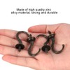 Fippy 20PCS Vintage Screw in Hooks Antique Carving Cup Hook