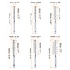 HARFINGTON 6Pcs Bore Brush Set 8mm,10mm,12mm,15mm,17mm,19mm Different Bristle Lengths Nylon