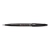 Pentel Brush Sign Pen, Fibre-Tip Pen, Brush-Like Tip, SES15C-12