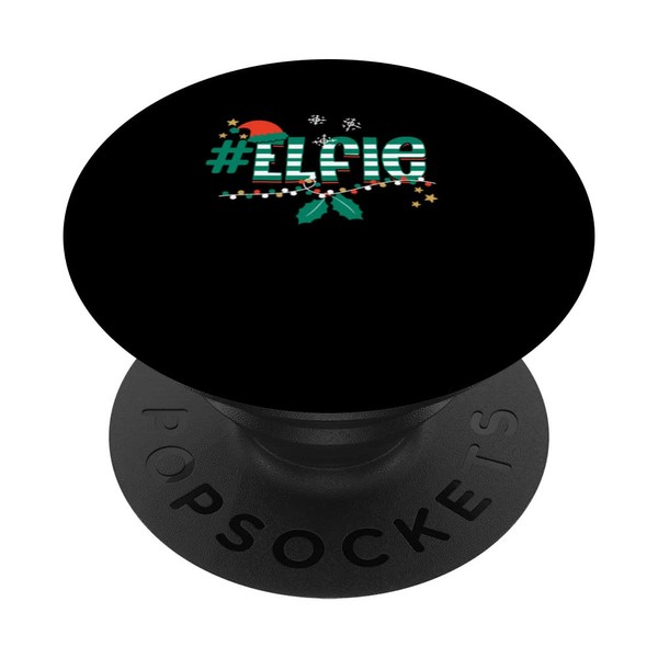 Hashtag Elfie | Neujahr Merry Christmas | Elf PopSockets mit