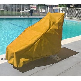 Made in USA Pool Lift Chair Protective Cover – Beige – Heavy-Duty, Waterproof, UV-Resistant – Fits Global Lift Corp