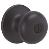 J-Series by SCHLAGE Stratus Bed and Bath Knob, Aged Bronze