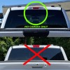 Deliciousticker For 2021-2023 Ford F-150 Third Brake Light SMOKE Precut