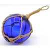 Fischer Balls Glass & Rope/Sisal Twine – Blue