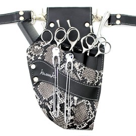 Hairdressing Scissor Pouch by Kassaki Snake Look Tool Belt Bag Limited Edition (Grey Snake Look)