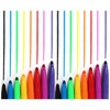 BANDIDOS Pack 16 Chunky Jumbo Fibre Pens - Thick Easy