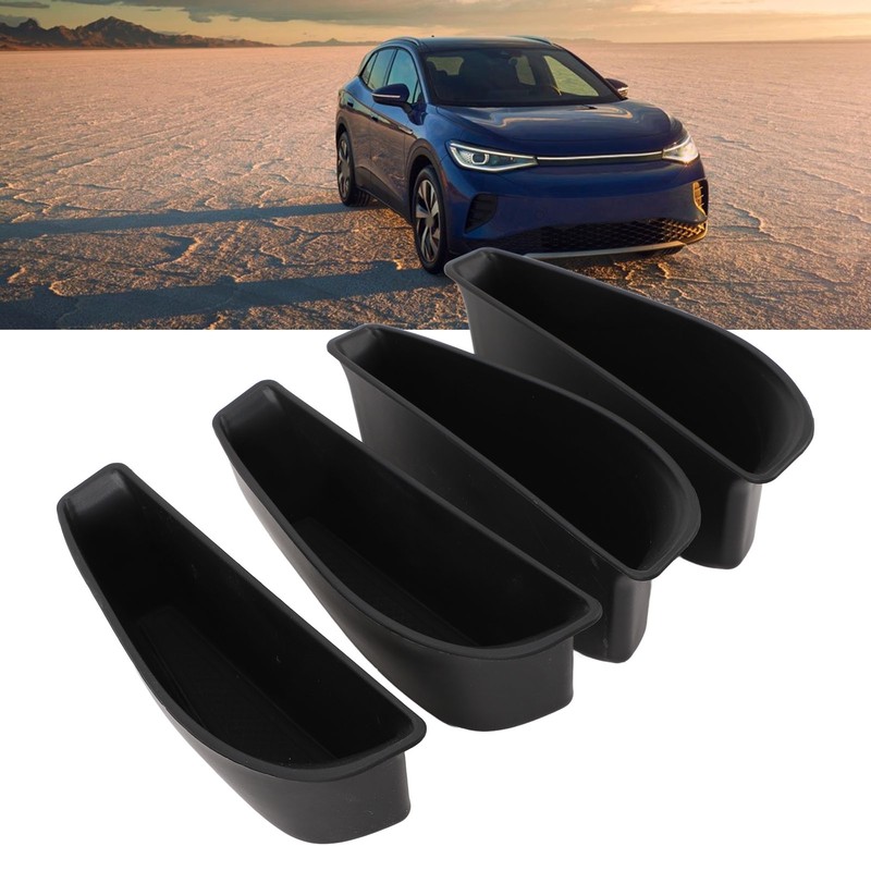 4Pcs Door Side Storage Box Door Handle Storage Box Organizer