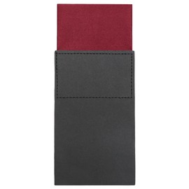GHTIYLP Solid Color Pocket Square, Pocket Squares for Men Prefolded Handkerchief for Men on Card Wedding Party (Burgundy)