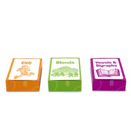 Junior Learning Decoding Flashcards, 162 Cards, Ages 5+, Language & Decoding, K-1