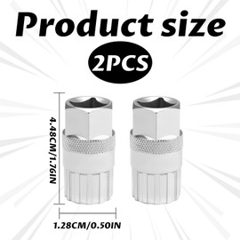 Eophmi For Shimano Cassette Removal Tool,2PCS Bike Cassette Removal Tool,Cassettes Tools Compatible with Shimano Sunrace Sram Dnp 6 7 8 9 10 11 Speed Freewheel & Bottom Bracket Repair