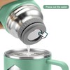 Vacuum Insulated Flask 700ml/23.6oz Stainless Steel Thermo Bottle with Cup
