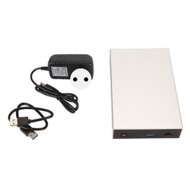 3.5 Inch External Hard Drive Enclosure Aluminum Alloy USB3.0 To Mobile Hard Drive for PC TV Desktop Laptop 100‑240V 2TB EU Plug