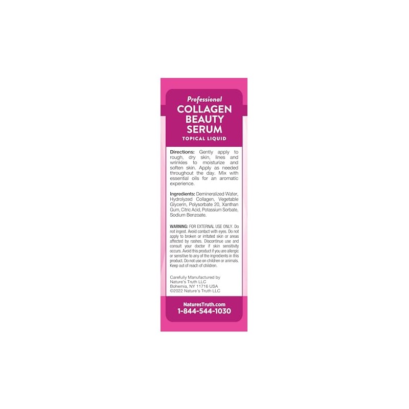 Natures Truth Collagen Serum, 1 Ounce