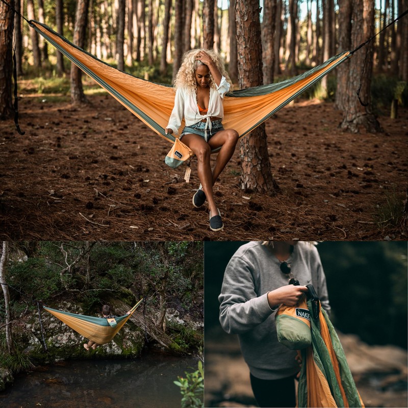 Nakie Double Hammock (Golden Mango)
