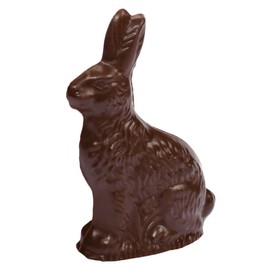 Vermont Nut Free Chocolates 3-D Solid Chocolate Easter Bunny (Dark Chocolate) 5.4 Ounces, Kosher, Nut-Free, Egg-Free