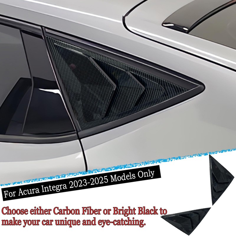 MUXEE Window Louver，for Acura Integra 2023 2024 2025, ABS Print