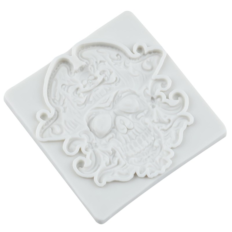 TAOXIBEI Pirate Polymer Clay Mold Pirate Skull Silicone Molds