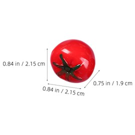 ORFOFE 12pcs Imitation Tomato Fake Tomato Miniature Fake Miniature Tomato Fake Fruit Miniature Mini Tomato Home Fruit Model Photo Props