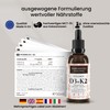 Puretanicals Vitamin D3+K2 Tropfen (50ml) - 1000 IE Vitamin D3