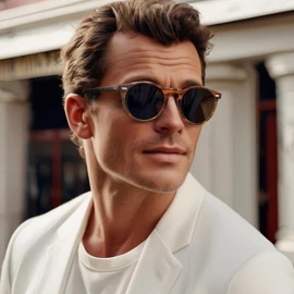 CARFIA Mens Sunglasses Polarised Vintage Eyewear UV400 Protection for Driving Travel
