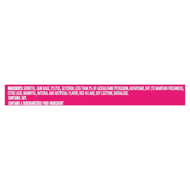 Trident Bubblegum Sugar-Free Chewing Gum, 12 Packs of 14 Pieces