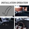 SAVORI Auto Hooks Bling Car Hangers Organizer Seat Headrest Hooks