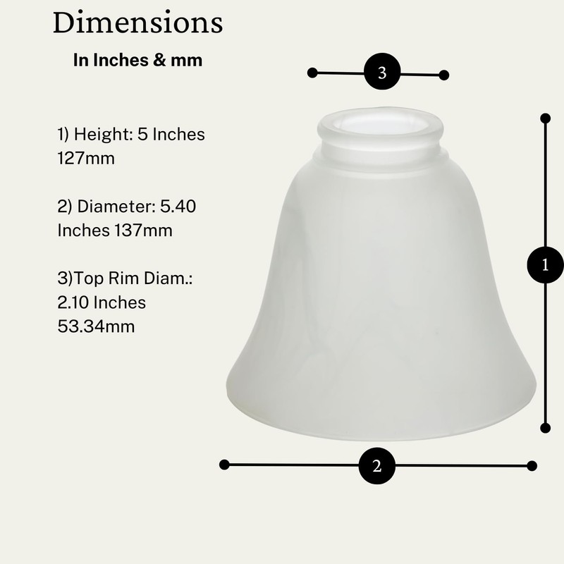 LIGHTACCENTS 4-Pack Ceiling Fan Light Covers -white Alabaster Glass Shade