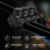 OHLECTRIC Insulated Wire Connector 3 Port Dual Side Entry for