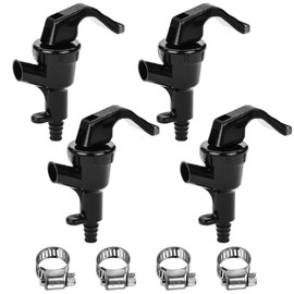 MRbrew Picnic Faucet, 4 Pieces Plastic Draft Beer Dispensing Spigot Keg Tap for Home Brewing Kegging Cornelius Corny Hose Tubing Line