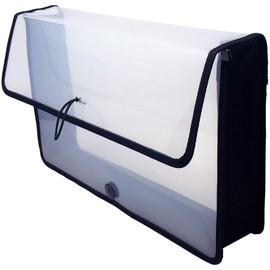 LION "EPAND-N-File Poly Expanding Wallet, Legal, 16"" x 10"" x 0.5"" (Max. Capacity 3""), Clear, 1ea. (48170-CR)"