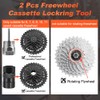 ZAWTR Bike Cassette Removal Tool, 1 Pcs Chain Whip and