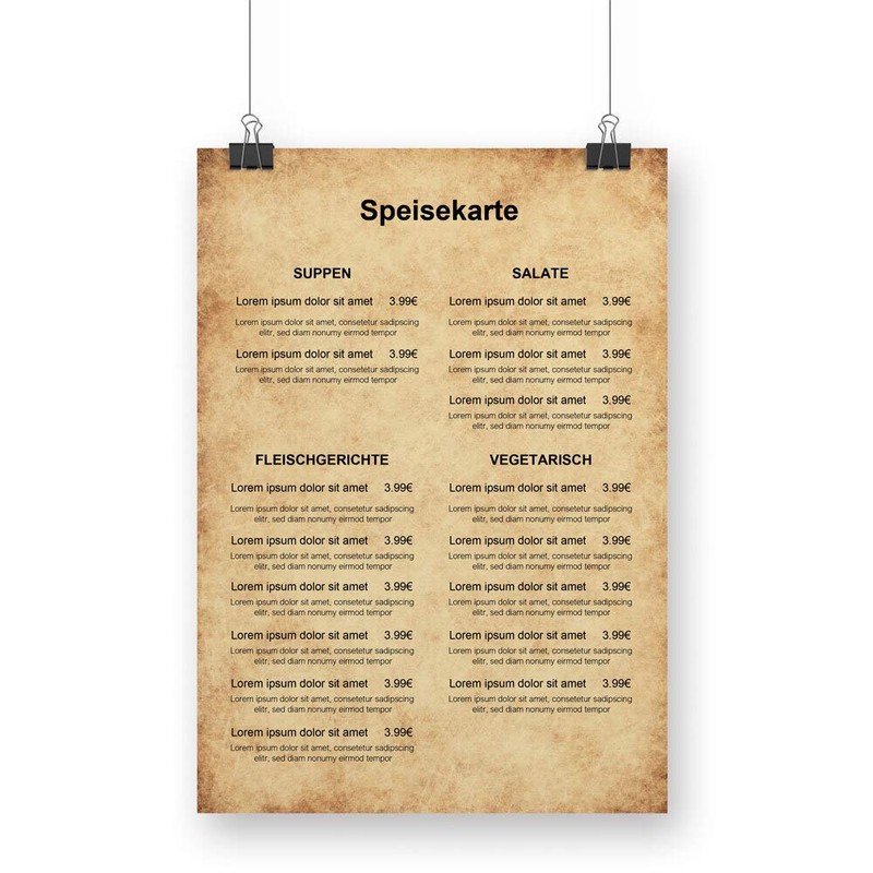 Antique & History History Letter Paper DIN A4 Format 100